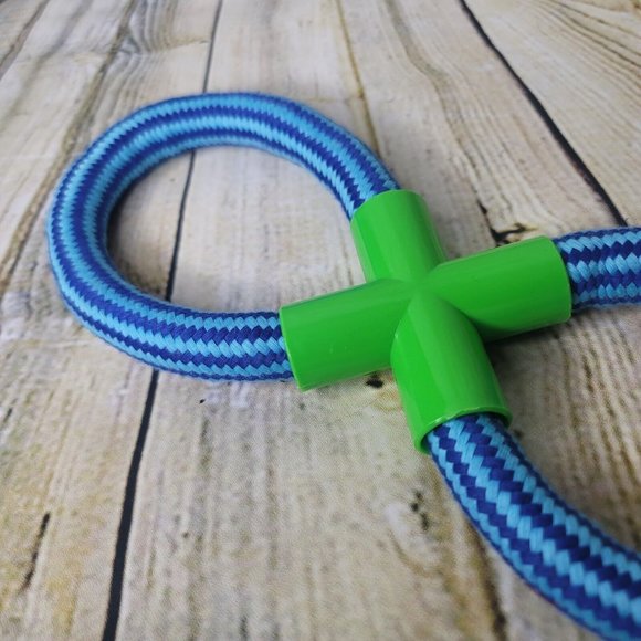 Large Dog Infinity Rope Blue Green JMK 07000 - Picture 3 of 5